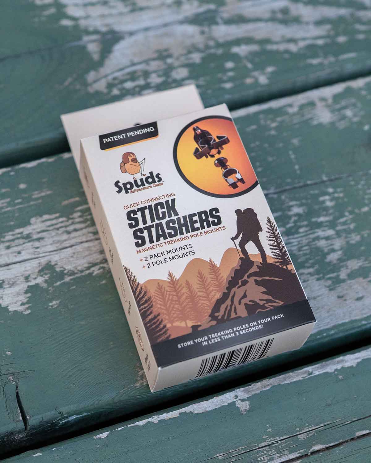 Spuds Adventure Gear Stick Stashers V2.0|製品パッケージ画像