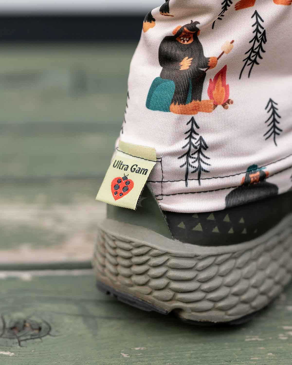 Ultra Gam Velcro Set|ベルクロ装備シューズにゲイターを取り付けた状態