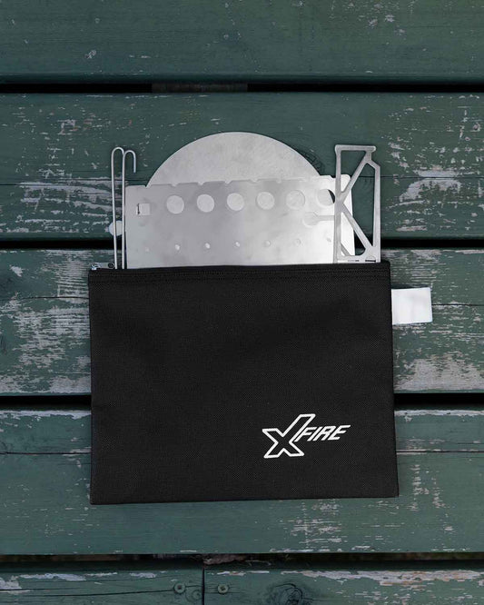 X-Boil X-Fire シリーズ|収納袋入り状態 コンパクト収納 軽量ウッドストーブ