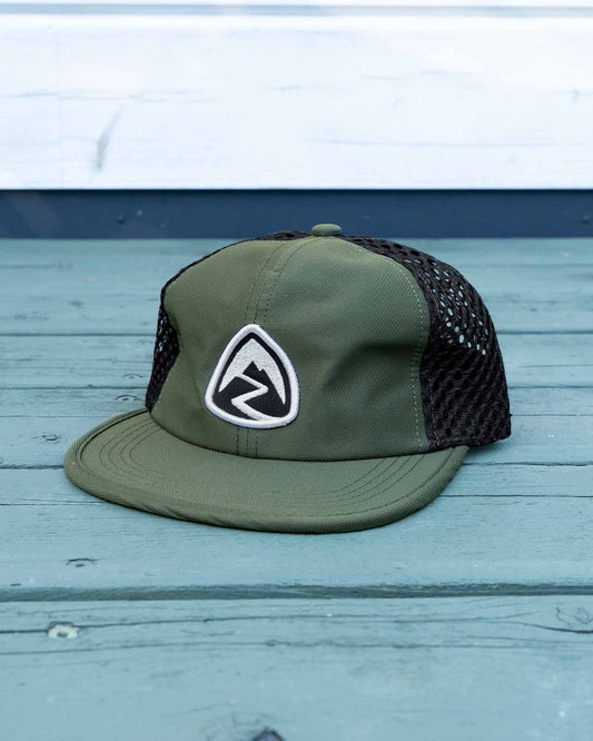 Zpacks Foldable Trail Hat|製品画像|Olive・斜めからのビュー