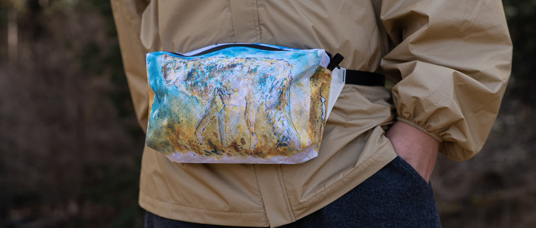 High Tail Designs TX素材モデルの着用イメージ｜Andrew Marshall Coyote