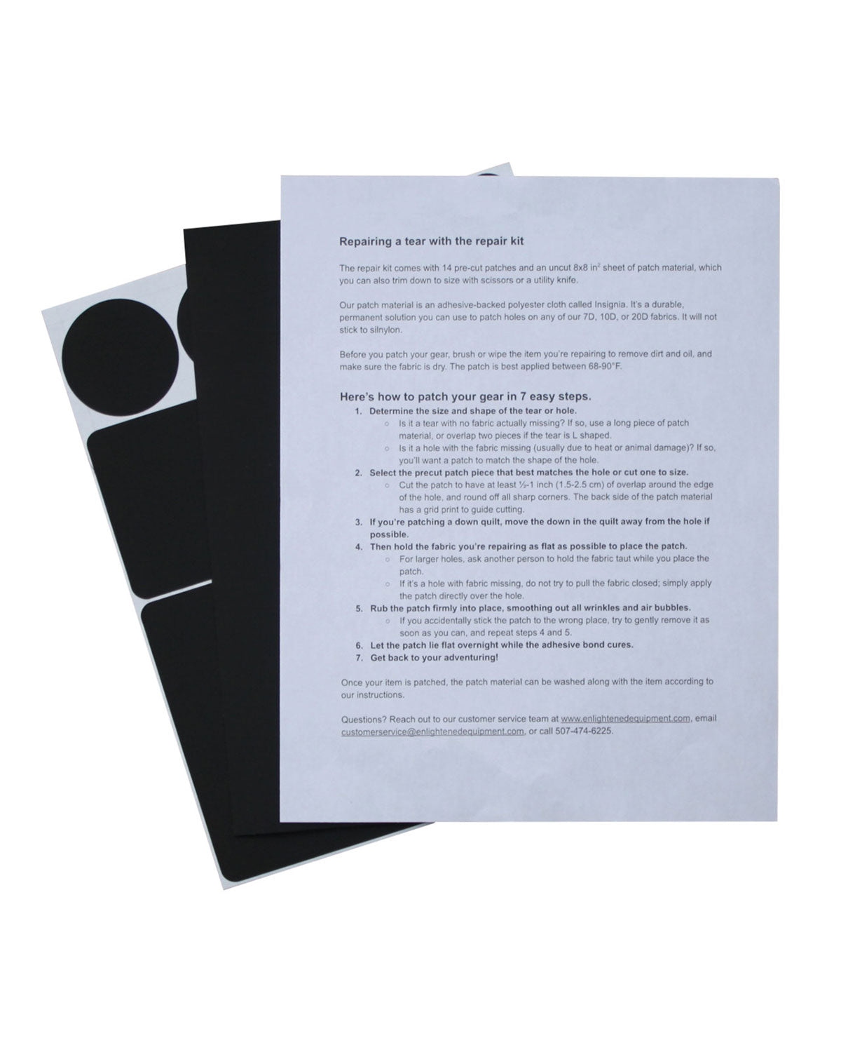 Enlightened Equipment Repair Kit｜純正リペアキット（補修用パッチ）｜公式製品画像