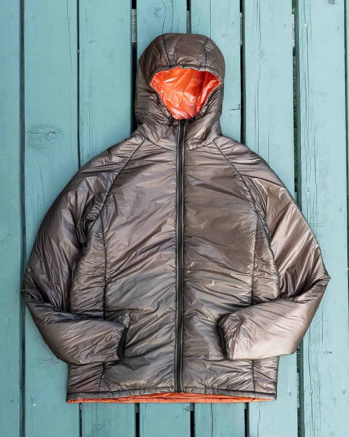 Enlightened Equipment Men's Torrid Jacket（Graphite）｜製品画像（正面）