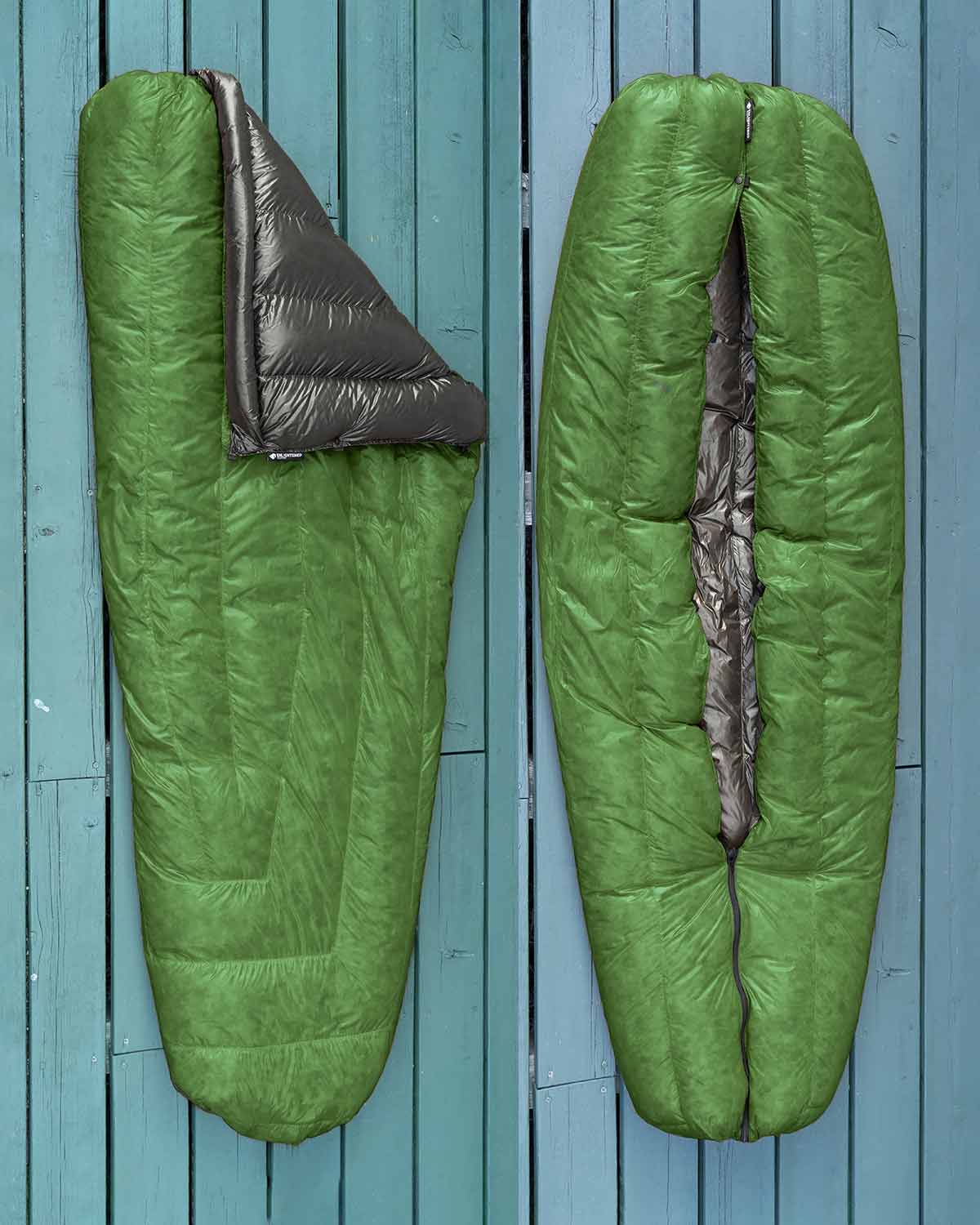 Enlightened Equipment Revelation 850 30°F｜製品画像（Forest / 正面と背面）