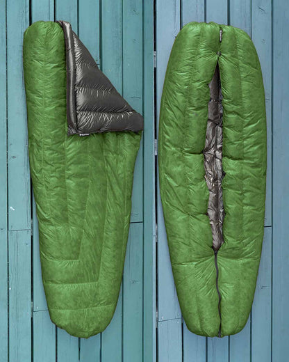 Enlightened Equipment Revelation 850 30°F｜製品画像（Forest / 正面と背面）