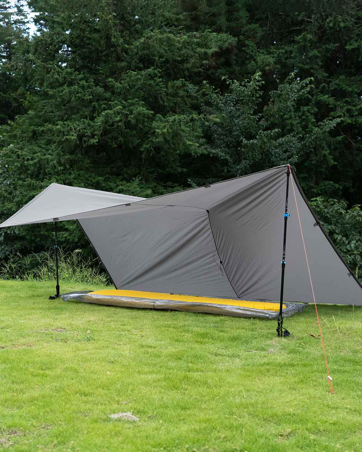 Equinox Globe Skimmer Ultralite Tarp 8×10 Gray｜設営バリエーション