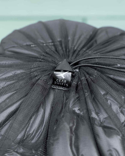 Gear Swifts Head Bug Net / Stuff Sack｜ロゴ部分のディテール