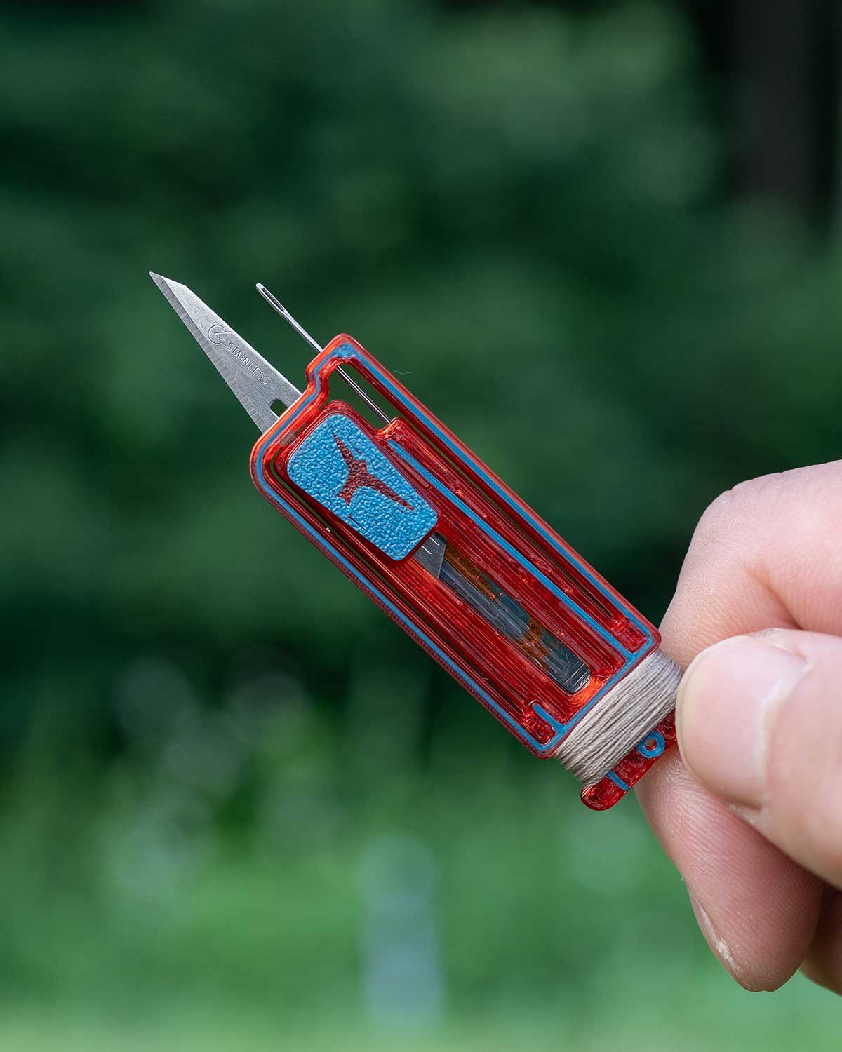 Gear Swifts Scalpel No.11 Sewing Kit｜使用イメージ（Blue / Red）