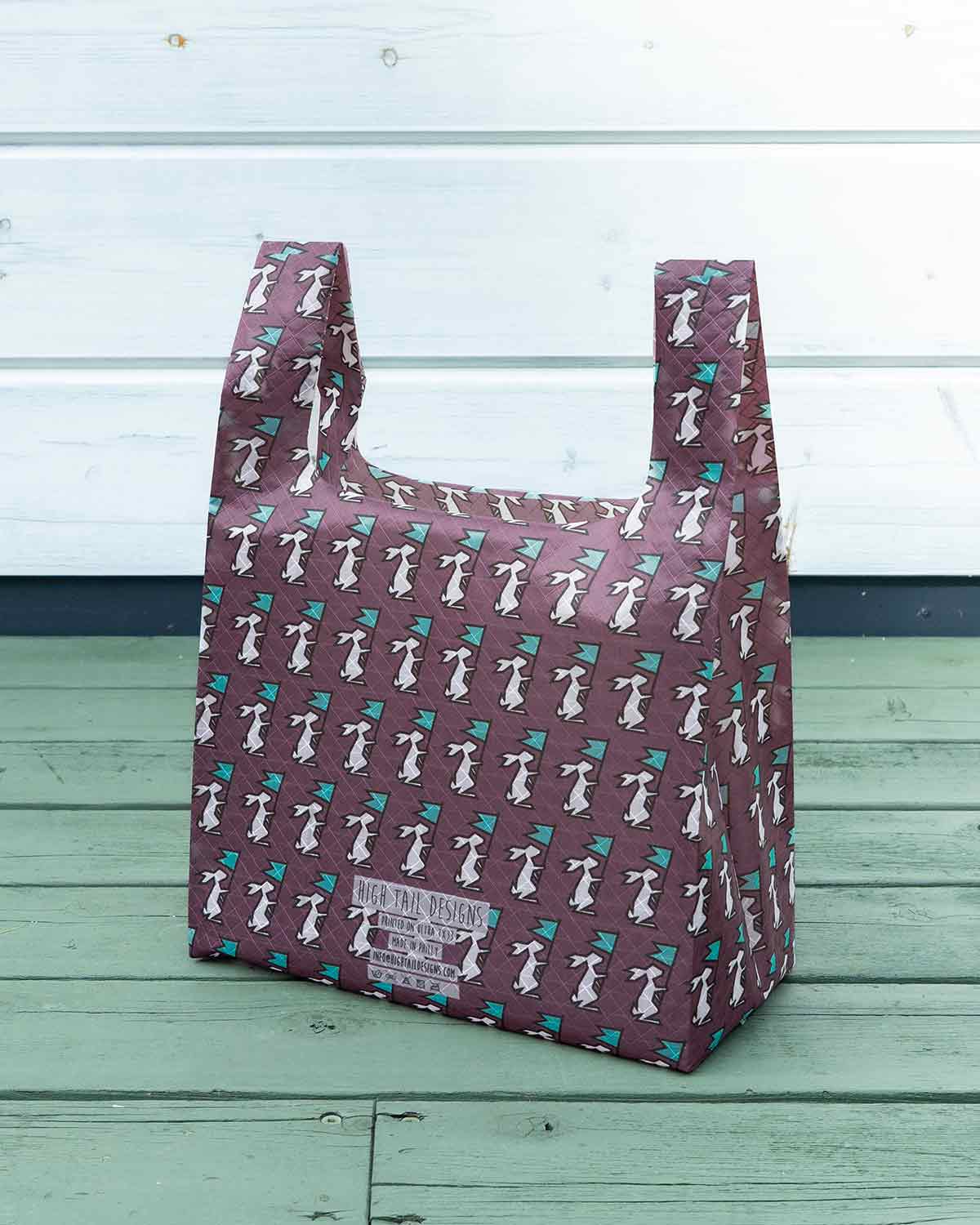 High Tail Designs TX33 Shopping Bags – TARCIT Limited｜Inadani Plum Medium 製品画像