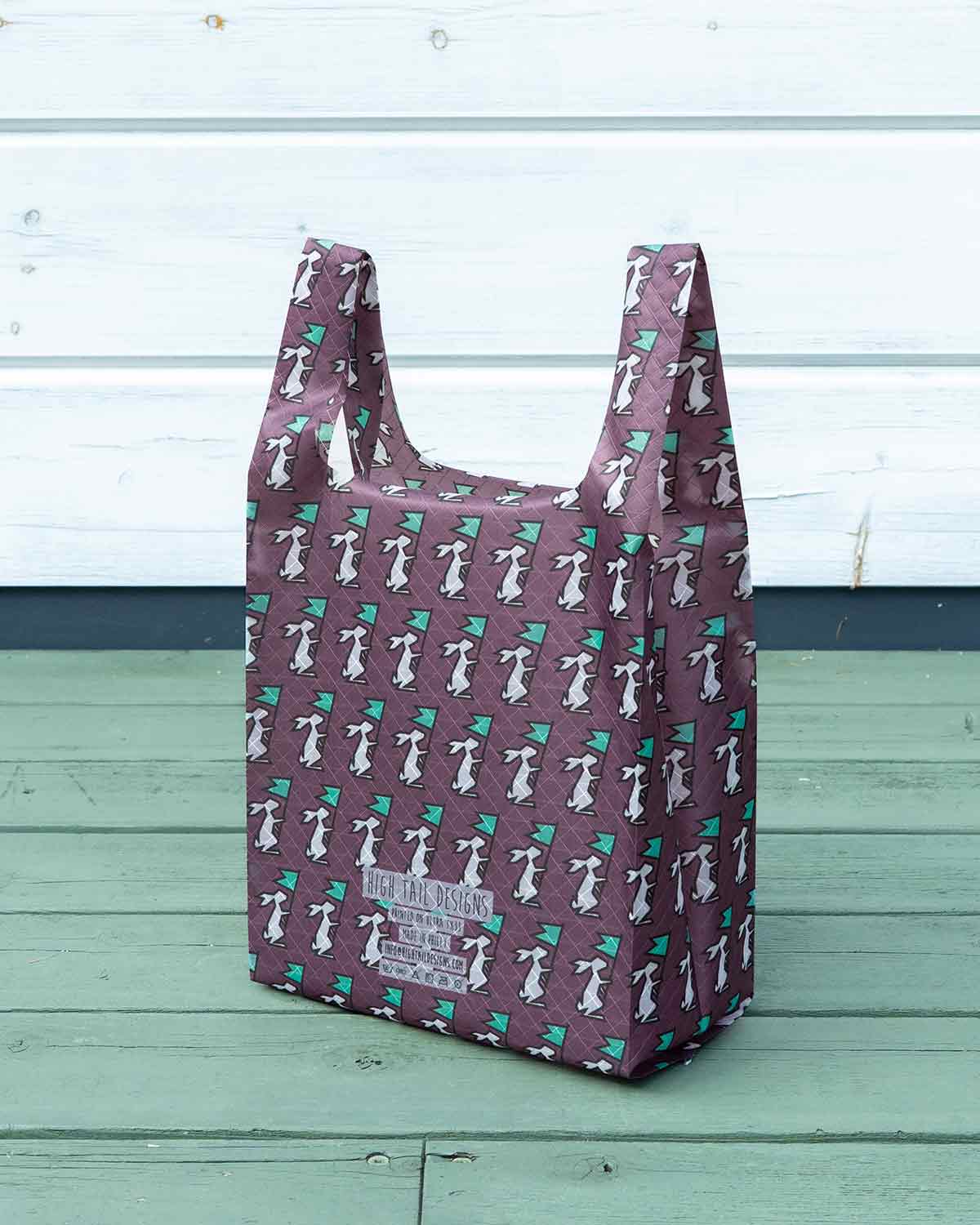High Tail Designs TX33 Shopping Bags – TARCIT Limited｜Inadani Plum Small 製品画像