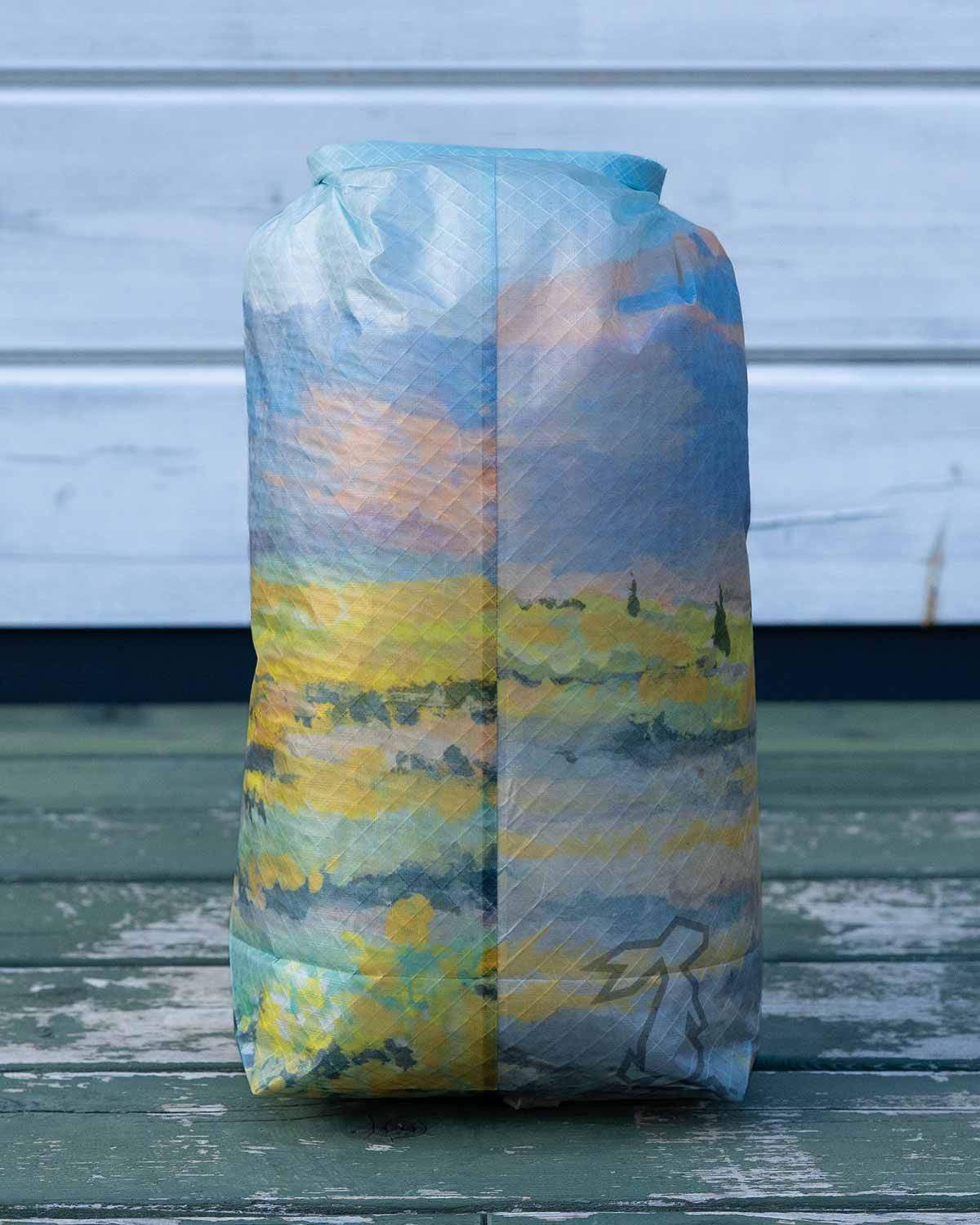 High Tail Designs TX50 Stuff Sacks Large｜Hannah Beimborn Pastel Meadows｜背面