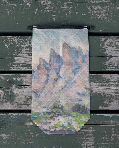 High Tail Designs TX50 Stuff Sacks Small｜Hannah Beimborn Sky Pond｜平置き