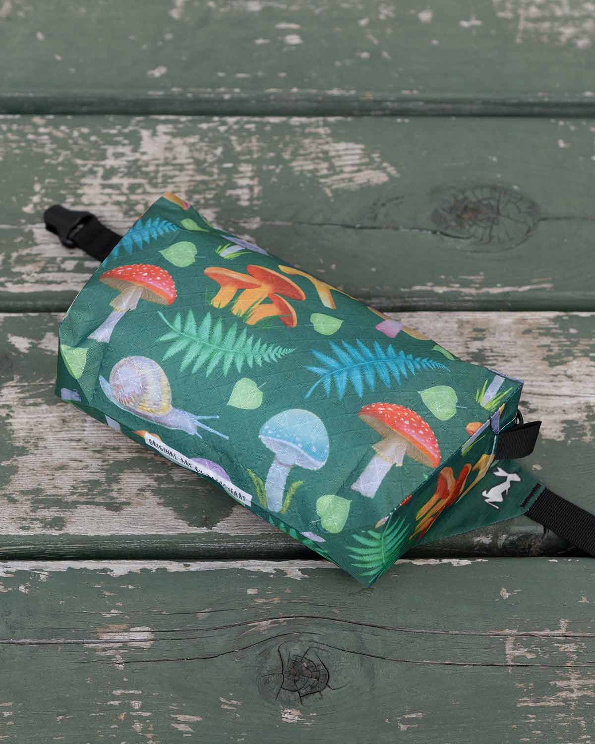 High Tail Designs Ultralight Fanny Pack｜Ash Ryan Forest Mushroom｜TX95モデル 製品外観