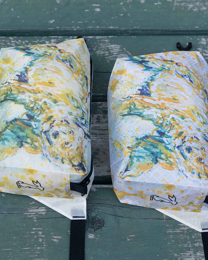 High Tail Designs Ultralight Fanny Pack v1.5｜Andrew Marshall Grizzly Bear｜DCFとTX95の素材感・色味比較