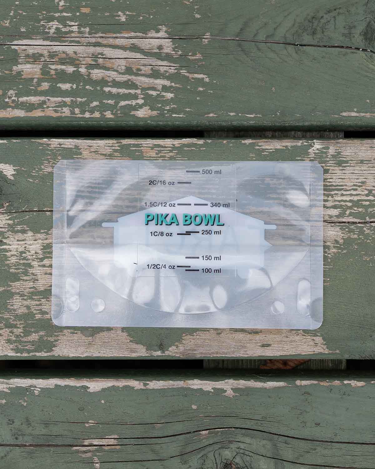 製品画像｜HYKLYF Pika Bowl をコンパクトに畳んだ状態（裏面）
