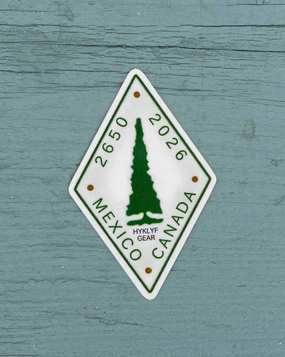 HYKLYF Trail Culture Sticker｜製品画像（Mexico to Canada）