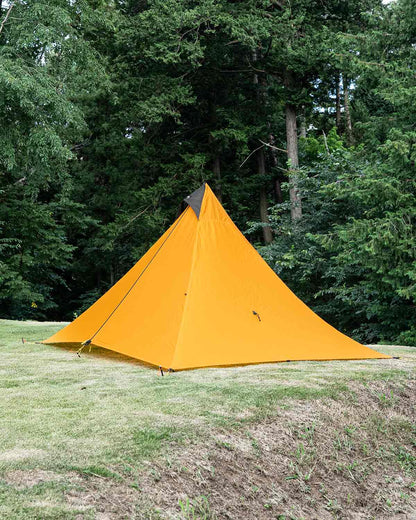 Mountain Laurel Designs DuoMid Orange｜横から見た設営イメージ