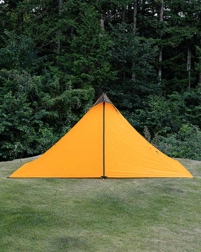 Mountain Laurel Designs SoloMid XL Orange｜正面から見た設営イメージ