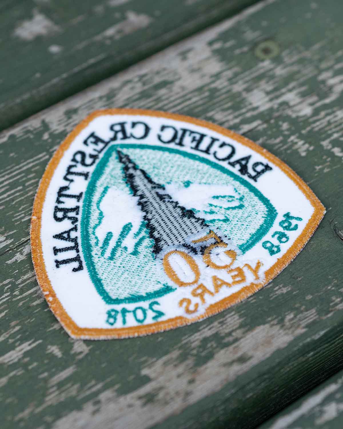 製品画像｜Pacific Crest Trail 50周年記念 PCT Patch 裏面