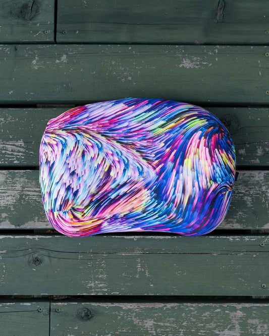 Pillow Strap Chroma Currents 製品画像｜カラフルなデザインのキャンプ用ピローケース