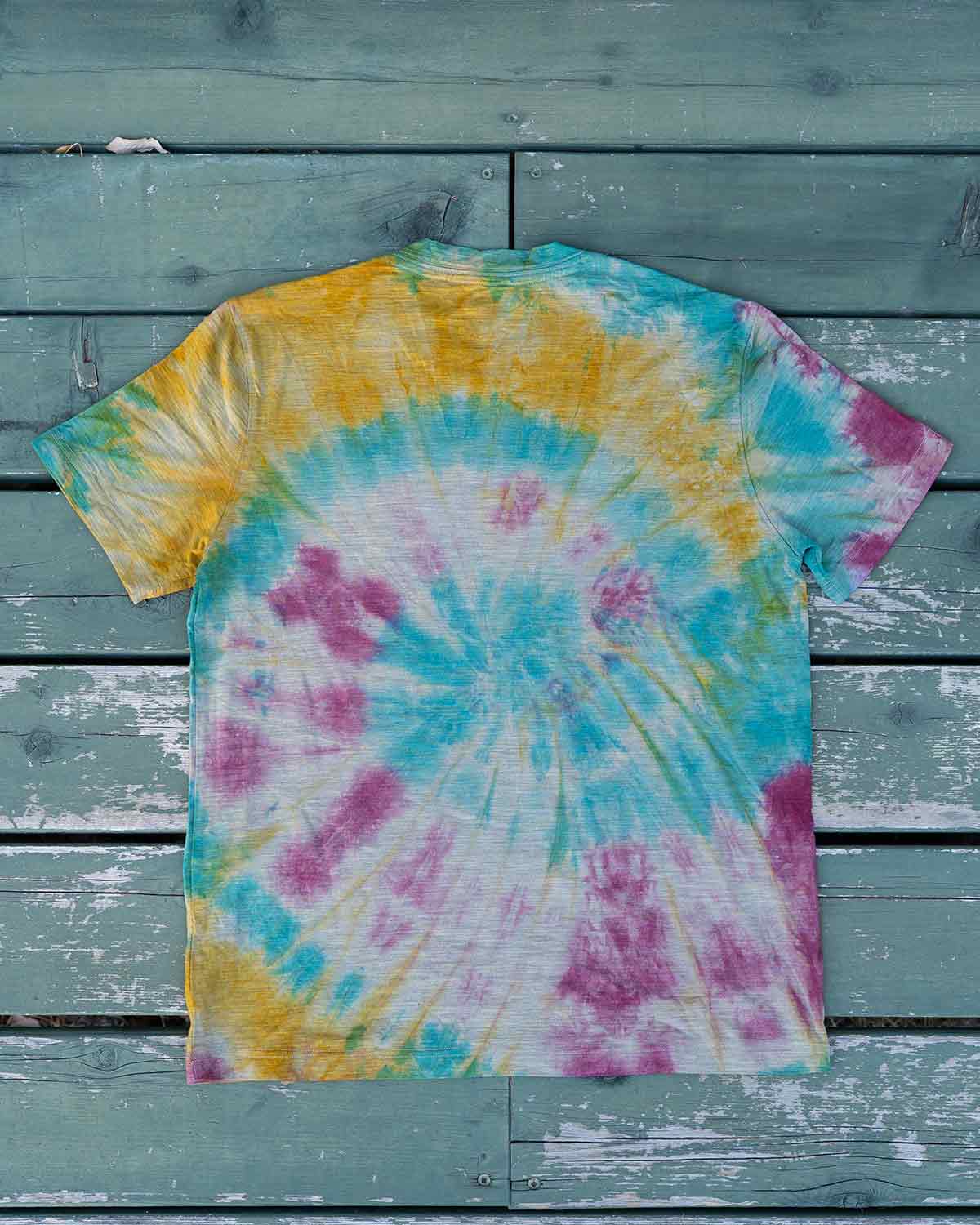 Spuds Adventure Gear Merino Wool Spud Shirt｜タイダイ メリノウールTシャツ｜製品画像｜背面