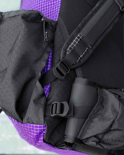 ULA Equipment Circuit SV｜ディテール画像 ヒップベルト調整部分（Purple／Robic）