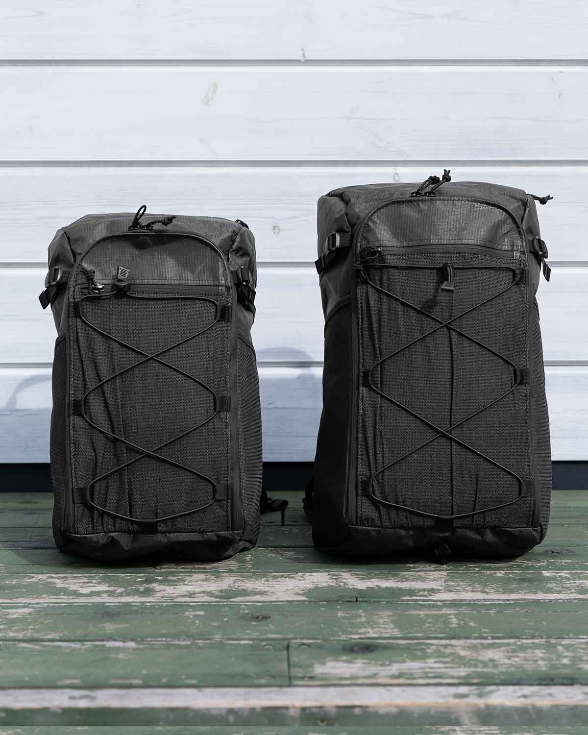 ULA Equipment Dragonfly 36L｜30Lとのサイズ比較（ULTRA 400TX Black・製品画像）