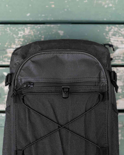 ULA DRAGONFLY｜ULTRA 400TX Black ＆ ストレッチメッシュ 素材ディテール（詳細画像）