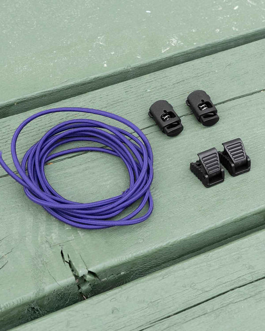 ULA Equipment Front Shock Cord Acid Purple｜製品画像 セット内容