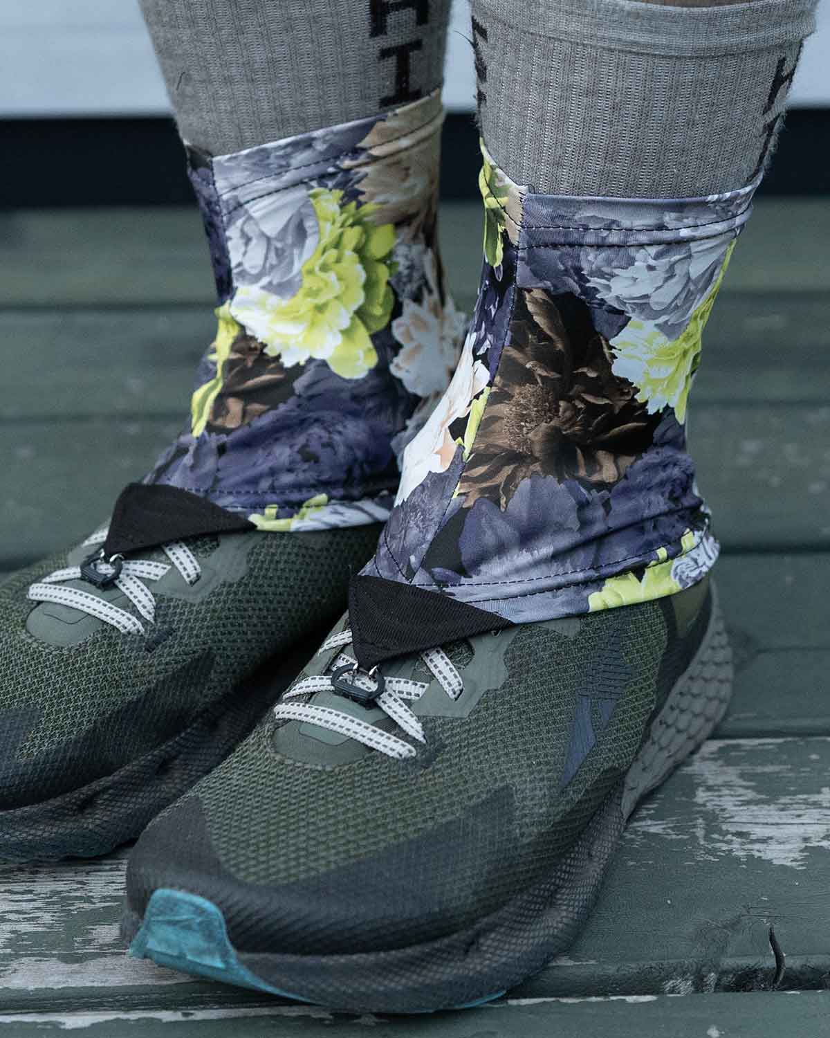 Ultra Gam アンクルゲイター｜English Garden 柄 着用イメージ