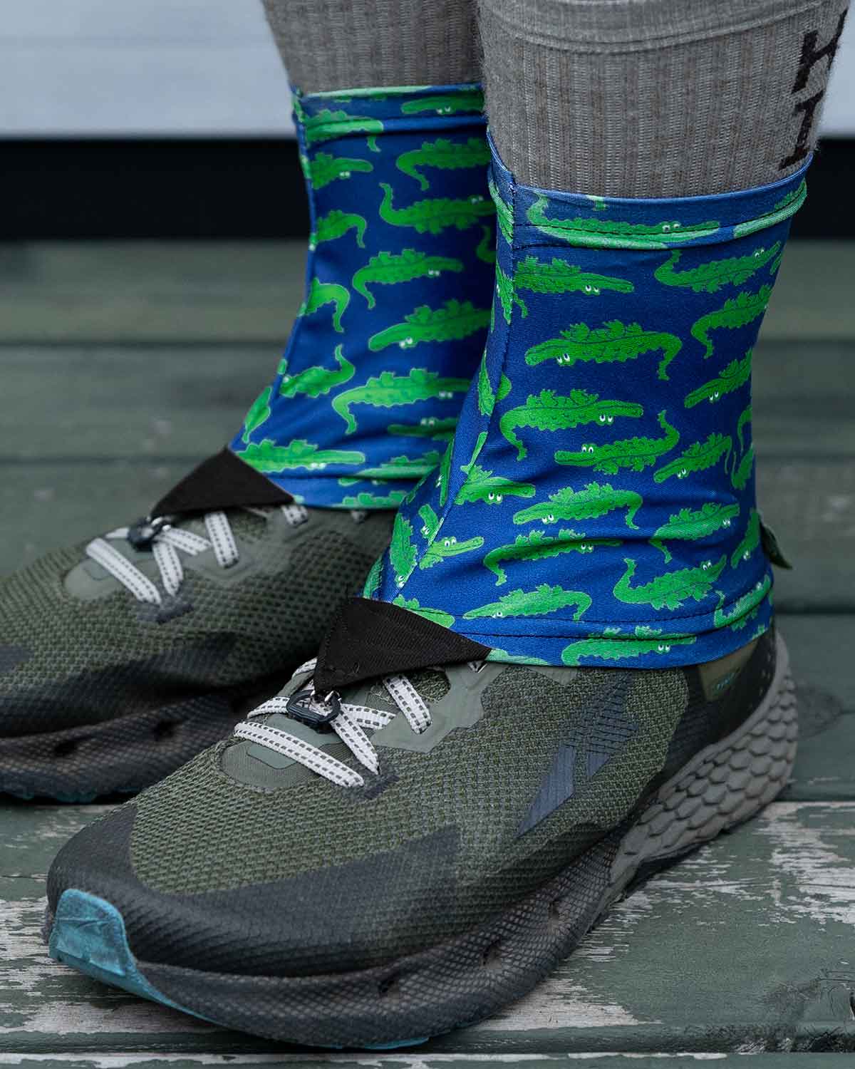 Ultra Gam アンクルゲイター｜Gators 柄 着用イメージ