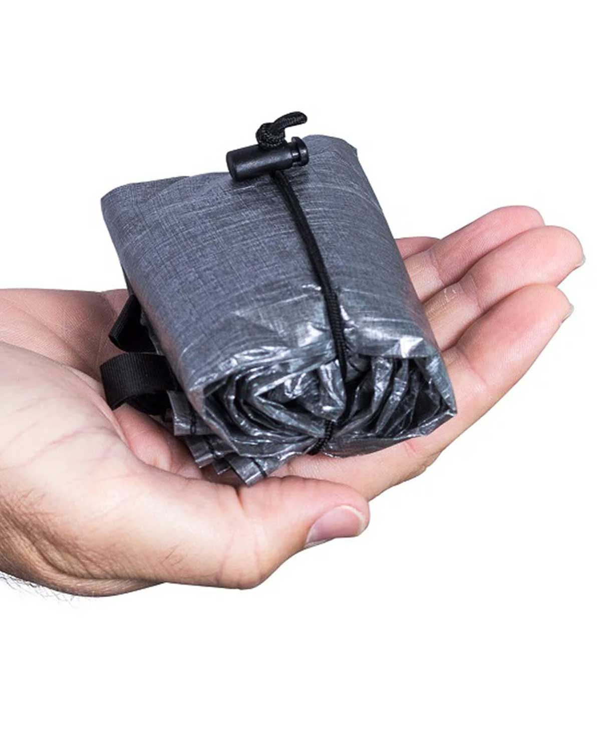 Zpacks DCF Rain Kilt コンパクトに丸めて畳んだ状態｜超軽量DCF製レインスカート