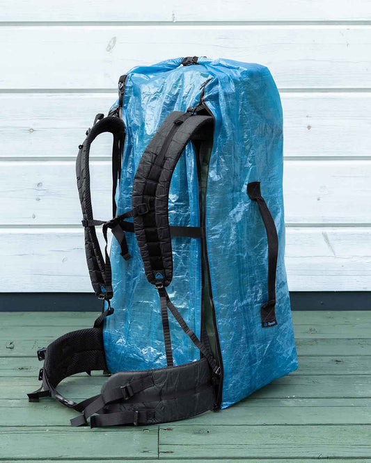 Zpacks Deluxe Airplane Case / Pack Cover｜バックパックカバーとしての使用イメージ