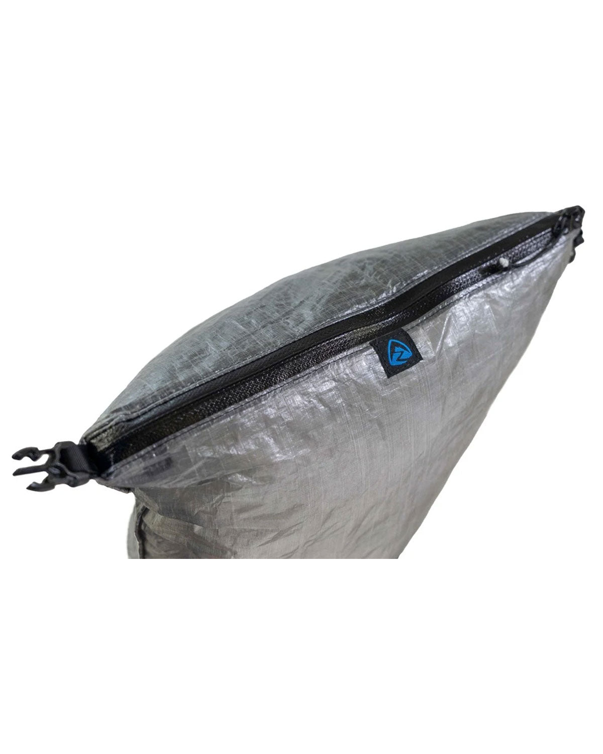 Zpacks Dyneema Medium Pillow Dry Bag 5.6L 公式ディテール画像 ジッパー部分 軽量防水スタッフサック 枕にもなるULギア
