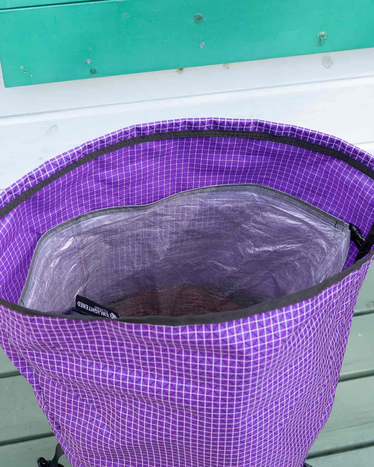 Zpacks Pack Liner｜Small｜ULA Circuit SVでの使用イメージ