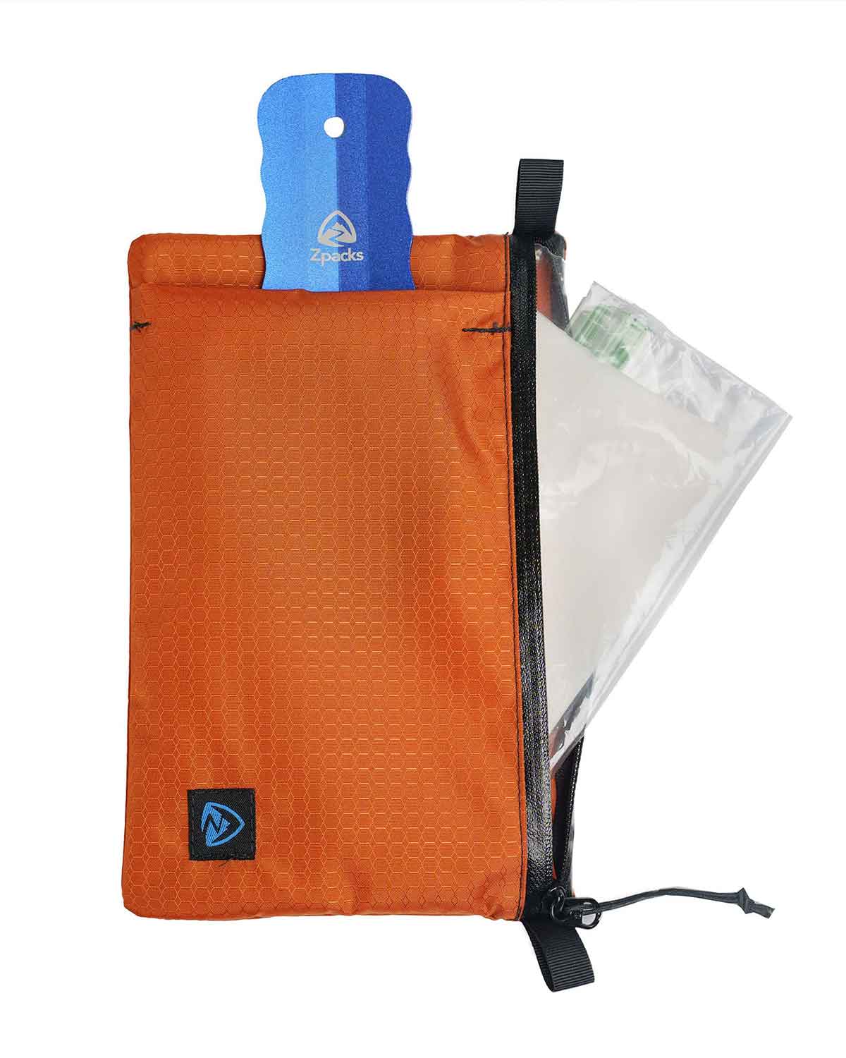 Zpacks ポッティパック with トロウェル｜公式製品画像（ポーチと軽量アルミスコップのセット）