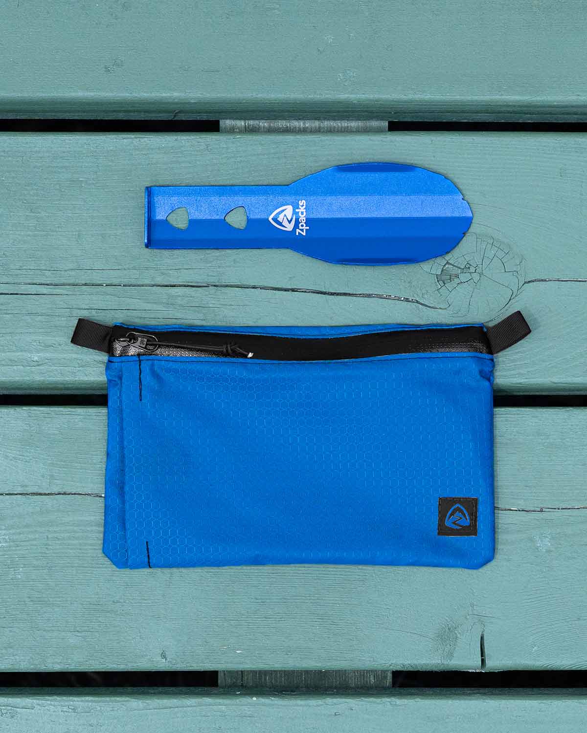 Zpacks Potty Pack with Trowel｜ポーチ本体とトロウェルの製品画像