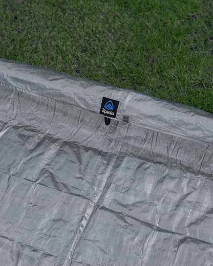 Zpacks Solo Bathtub Groundsheet｜DCF製バスタブ型グランドシート ロゴ付近のディテール