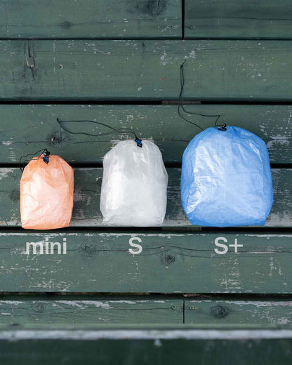 Zpacks Dyneema スタッフサック サイズ比較 Mini / Small / Small-Plus 軽量ULギア